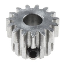 【878-7900】平歯車、モジュール 1、15歯、ボア内径:6mm、スチール
