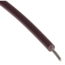 【884-0878】26 AWG フックアップワイヤー/計装ケーブル、100m、茶 、PVC、300 V(100m入り)