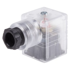 【896-2066】ソレノイドコネクタ、DIN 43650 A、2P+E、24 V dc、10A