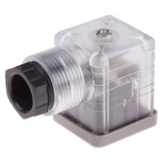 【896-2114】ソレノイドコネクタ、DIN 43650 A、3P+E、110 V ac、10A
