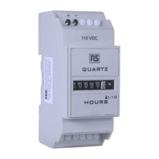 【896-6958】時間 アワーメータ カウンタ、6 桁、110 V AC アナログディスプレイ DINレール取付