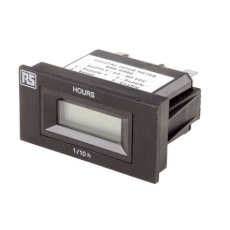 【896-6986】時間 アワーメータ カウンタ、6 桁、10 → 80 V dc LCDディスプレイ 埋込型、パネル取り付け