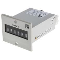 【896-7009】パルス インパルスカウンタ カウンタ、6 桁、110 V dc、10Hz デジタルディスプレイ パネル取り付け