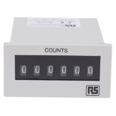 【896-7024】パルス インパルスカウンタ カウンタ、6 桁、230 V ac、10Hz デジタルディスプレイ パネル取り付け