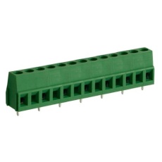 【897-0976】基板用端子台、10A、300 V、10mmピッチ、1列、7極