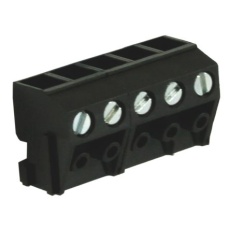 【897-1304】基板用端子台、10A、250 V、5mmピッチ、1列、5極