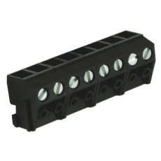 【897-1310】基板用端子台、10A、250 V、5mmピッチ、1列、8極