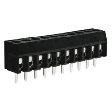 【897-1351】基板用端子台、6A、300 V、3.5mmピッチ、1列、10極