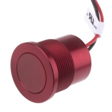 【898-7703】パイロットランプ、赤、実装ホールサイズ:22mm