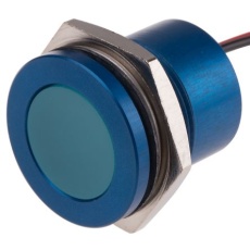 【898-7804】パイロットランプ、24V ac/dc、青、実装ホールサイズ:22mm