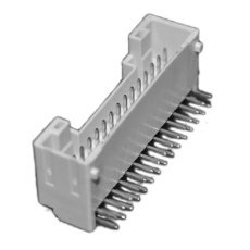 【S30B-PUDSS-1(LF)(SN)】JST ライトアングル 基板接続用ピンヘッダ 30極 2.0mm 2列、スルーホール実装