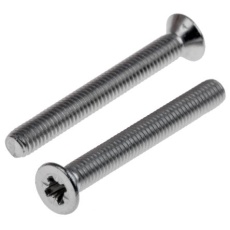 【914-1775】皿頭 小ねじ M3 25.0mm ステンレス鋼(100個入り)