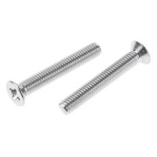【914-1826】皿頭 小ねじ M6 40.0mm ステンレス鋼(50個入り)