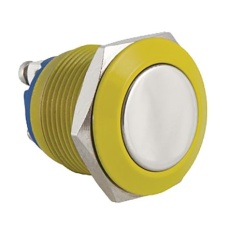 【914-3566】押しボタンスイッチ、モーメンタリ、SPST、2 A、19mm パネルマウント、IP65