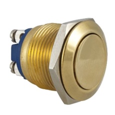 【914-3569】押しボタンスイッチ、モーメンタリ、SPST、2 A、19mm パネルマウント、IP65