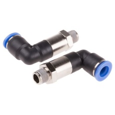 【916-0776】エア継手 エルボーねじ付きアダプタ