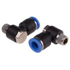 【916-0855】エア継手 エルボーねじ付きアダプタ