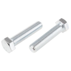 【917-3069】六角ボルト M20 x 90.0mm スチール(10個入り)
