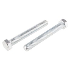 【917-3075】六角ボルト M20 x 150.0mm スチール(10個入り)