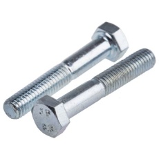 【917-3087】六角ボルト M5 x 30.0mm スチール(50個入り)