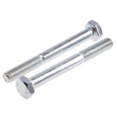 【917-3104】六角ボルト M6 x 55.0mm スチール(100個入り)