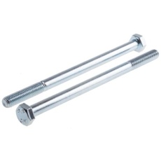 【917-3157】六角ボルト M8 x 130.0mm スチール(25個入り)