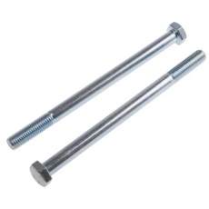 【917-3220】六角ボルト M12 x 160.0mm スチール(25個入り)