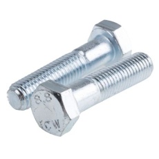 【917-3251】六角ボルト M14 x 60.0mm スチール(25個入り)