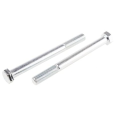 【917-3302】六角ボルト M16 x 170.0mm スチール(10個入り)
