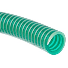 【917-5018】ホース、内径:19mm、PVC、緑、5m