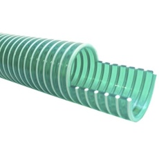 【917-5027】ホース、内径:45mm、PVC、緑、5m