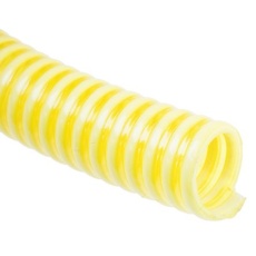 【917-5033】ホース、内径:19mm、PVC、黄、10m