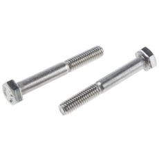 【917-6235】六角ボルト M6 x 45.0mm ステンレス(50個入り)