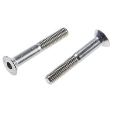 【917-6238】六角穴付ボルト M6 x 40mm六角ソケット皿頭(50個入り)