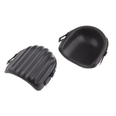 【918-6068】ニーパッド 調節可能なストラップ ポリウレタン (PU) Black