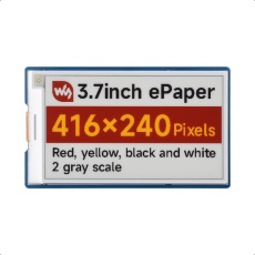 【WAVESHARE-31061】Waveshare 3.7インチ e-Paper HAT+