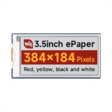 【WAVESHARE-31481】Waveshare 3.5インチ 384×184 e-Paperディスプレイ