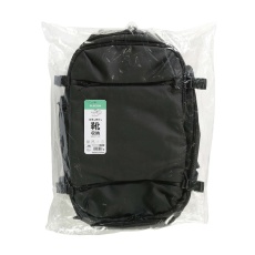 【BM-BPTR01BK】バッグパック/シューズ収納/180度 オープンメイン気室/15.6インチ/ブラック