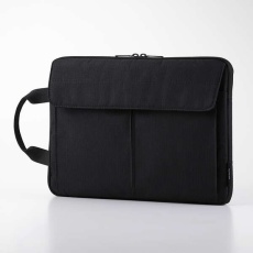 【BM-IBHP13BK】インナーバッグ/ハンドル付き/ポケット付き/2辺オープン/13.3inch/ブラック