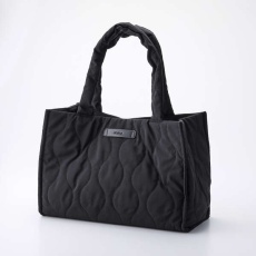 【BM-QTBTBK】トートバッグ/キルティング/オニオンスティッチ/ブラック