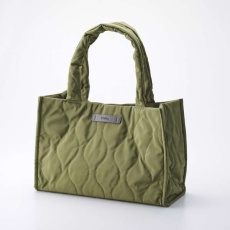 【BM-QTBTGN】トートバッグ/キルティング/オニオンスティッチ/カーキ
