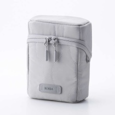 【BMA-QTGPTLSGY】ガジェットポーチ/キルティング/オニオンスティッチ/スタンドタイプ/グレー