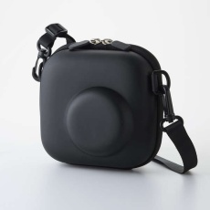 【IC-CCGPFLBK】チェキアクセサリ/カメラケース/汎用/miniシリーズ対応/フラットテクスチャー/ブラック