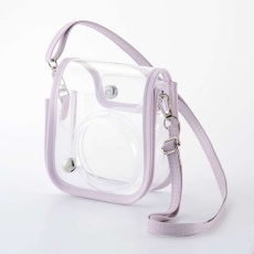 【IC-CCM12PN】チェキアクセサリ/カメラケース/mini12用/カラフル/ストラップ付属/ピンク