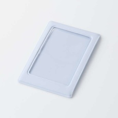 【IC-PCMGBU】チェキアクセサリ/フォトケース/ぷっくりフレーム/推し活/Magsafe対応/マグネット吸着/カラフル/ブルー