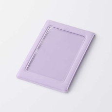 【IC-PCMGPU】チェキアクセサリ/フォトケース/ぷっくりフレーム/推し活/Magsafe対応/マグネット吸着/カラフル/ラベンダー