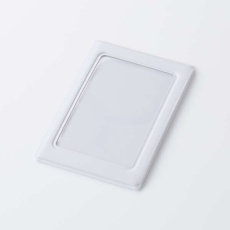 【IC-PCMGWH】チェキアクセサリ/フォトケース/ぷっくりフレーム/推し活/Magsafe対応/マグネット吸着/カラフル/ホワイト