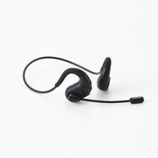 【LBT-HSOE01BK】Bluetooth両耳ヘッドセット/ネックバンド式 オープンイヤー型/ブラック