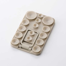 【P-TKPTMAGS01BG】吸盤スマホシリコンパッド/タコピタ/マグネット吸着タイプ/スタンド機能付き/タイプ/ベージュ