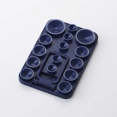 【P-TKPTMAGS01NV】吸盤スマホシリコンパッド/タコピタ/マグネット吸着タイプ/スタンド機能付き/タイプ/ネイビー